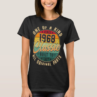 Uniek sinds 1968 Klassiek gebouwd voor eeuwigheid T-shirt