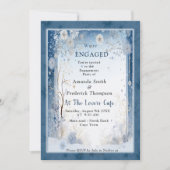 Uniek sneeuwvlok feestelijk winterontwerp kaart (Voorkant)