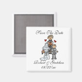 Uniek sparen de datum van het Magnet Religieuze We (Voorkant / Achterkant)