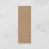 Uniek sparen het Bladwijzer van het Bladwijzer van Mini Visitekaartje (Achterkant)