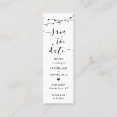 Uniek sparen het Bladwijzer van het Bladwijzer van Mini Visitekaartje (Voorkant)