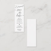 Uniek sparen het Bladwijzer van het Bladwijzer van Mini Visitekaartje (Voorkant / Achterkant)