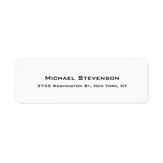 Uniek speciaal leesbaar wit logo etiket (Voorkant)