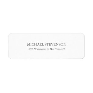 Uniek Speciaal Modern Elegant Return Address Label