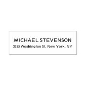 Uniek speciaal persoonlijk retour adres label  zelfinktende stempel (Design)