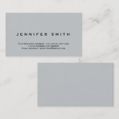 Uniek standaard lichtgrijs Visitekaartje (Voorkant / Achterkant)