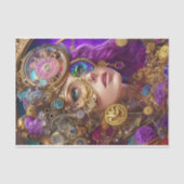 Uniek Steampunk Decoupage tissuepapier (Voorkant)