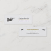 Uniek  Steampunk Style Mini-Visitekaartje Mini Visitekaartje (Voorkant / Achterkant)