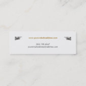 Uniek  Steampunk Style Mini-Visitekaartje Mini Visitekaartje (Achterkant)