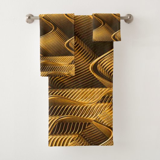 Uniek stijlpatroon bad handdoek (Insitu)