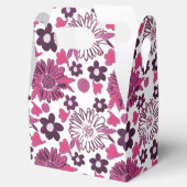 Uniek stijlvol  patroon bedankdoosjes (Geopend)