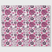 Uniek stijlvol  patroon cadeaupapier (Vlak)