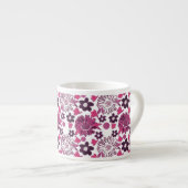 Uniek stijlvol  patroon espresso kop (Voorkant rechts)