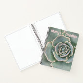 Uniek Succulent Sketchbook Notitieboek (Binnen)