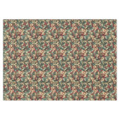 Uniek  tafelkleed in gedempte kersttinten (Voorkant (Horizontaal))