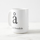 Uniek teken koffiemok (Voorkant links)