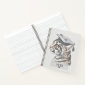 Uniek Tijger Afstudeer Thema Monogram Spiraal Note Notitieboek (Binnen)