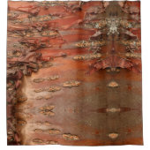 Uniek traditioneel tribaalpatroon van rode vlek douchegordijn (Voorkant)