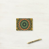 Uniek trendpatroon post-it® notes (Op bureau)