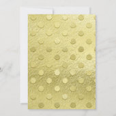 Uniek Tropisch Gold Monstera-Vrijgezellenfeest Kaart (Achterkant)