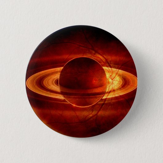 Uniek uitzicht van Saturnus Ronde Button 5,7 Cm (Voorkant)
