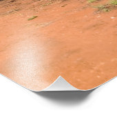 Uniek uitzicht van Uluru Ayers Rock Outback Austra Foto Afdruk (Hoek)