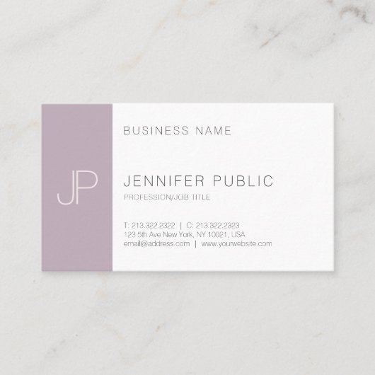 Uniek uniek model voor elegant design visitekaartje (Voorkant)