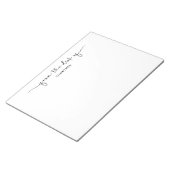 Uniek van zwart-witwasprogramma notitieblok (Schuin)