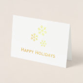 Uniek vastgoed folie kerst logo kaarten (Voorkant)