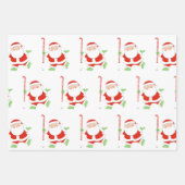 Uniek veld hockey vakantie cadeau inpakpapier vel (Voorkant 3)