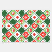 Uniek veld hockey vakantie cadeau inpakpapier vel (Voorkant 2)