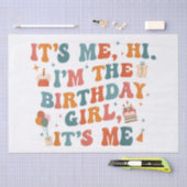 Uniek verjaardagsfeestje zijn me hi in de verjaard tissuepapier (Craft)