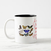 Uniek verpleegkundig pensioengeschenk; gepensionee tweekleurige koffiemok (Links)