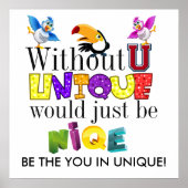 UNIEK VERTROUWEN U Poster (Voorkant)