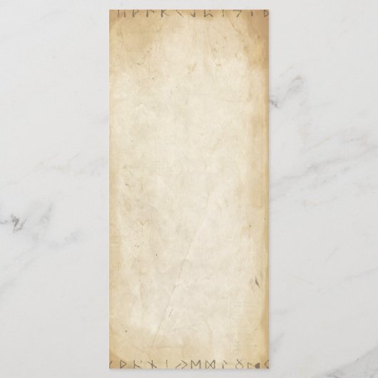 Uniek Viking Wedding Menu (Achterkant)