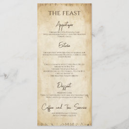 Uniek Viking Wedding Menu