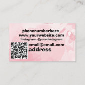 Uniek visitekaartje met QR-code (Achterkant)