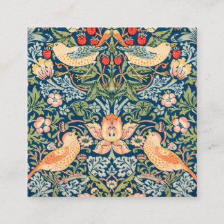 Uniek Visitekaartje, stijlvol, bloemig Vierkante Visitekaartje