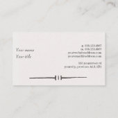 Uniek Visitekaartje van Antlers (Achterkant)