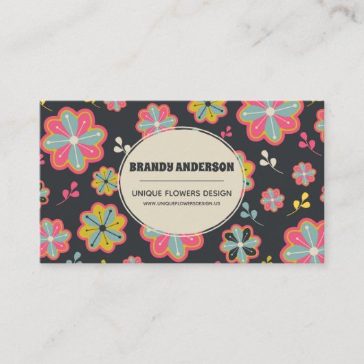 Uniek Visitekaartje van de Vloeren van de Retrosti (Voorkant)