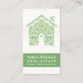 Uniek Visitekaartje van onroerend goed (Voorkant)