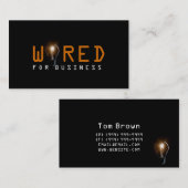 Uniek Visitekaartje voor elektricien (Voorkant / Achterkant)