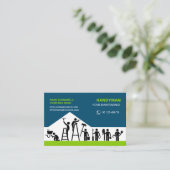 Uniek visitekaartje voor handyman (Staand voorkant)