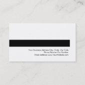 Uniek Visitekaartje voor moderne grafische kaart (Achterkant)