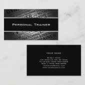 Uniek Visitekaartje voor persoonlijke trainers (Voorkant / Achterkant)