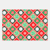 Uniek volleybal vakantie cadeau inpakpapier vel (Voorkant 2)