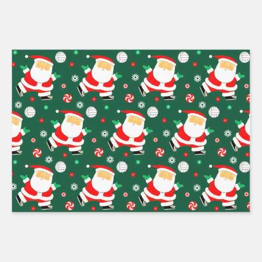 Uniek volleybal vakantie cadeau inpakpapier vel (Voorkant)