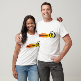 Uniek Volleybalembleem T-shirt