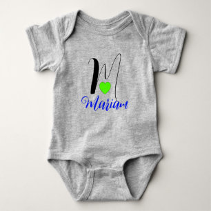 Uniek voor- en achterontwerp - New Born Name Romper