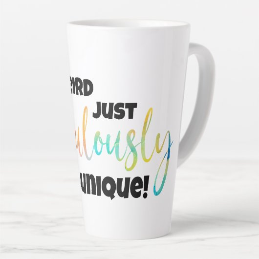 Uniek voor Latte liefhebbers Latte Mok (Rechterhoek)